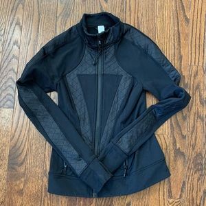 Ivivva Girls Black Zip Up Jacket
